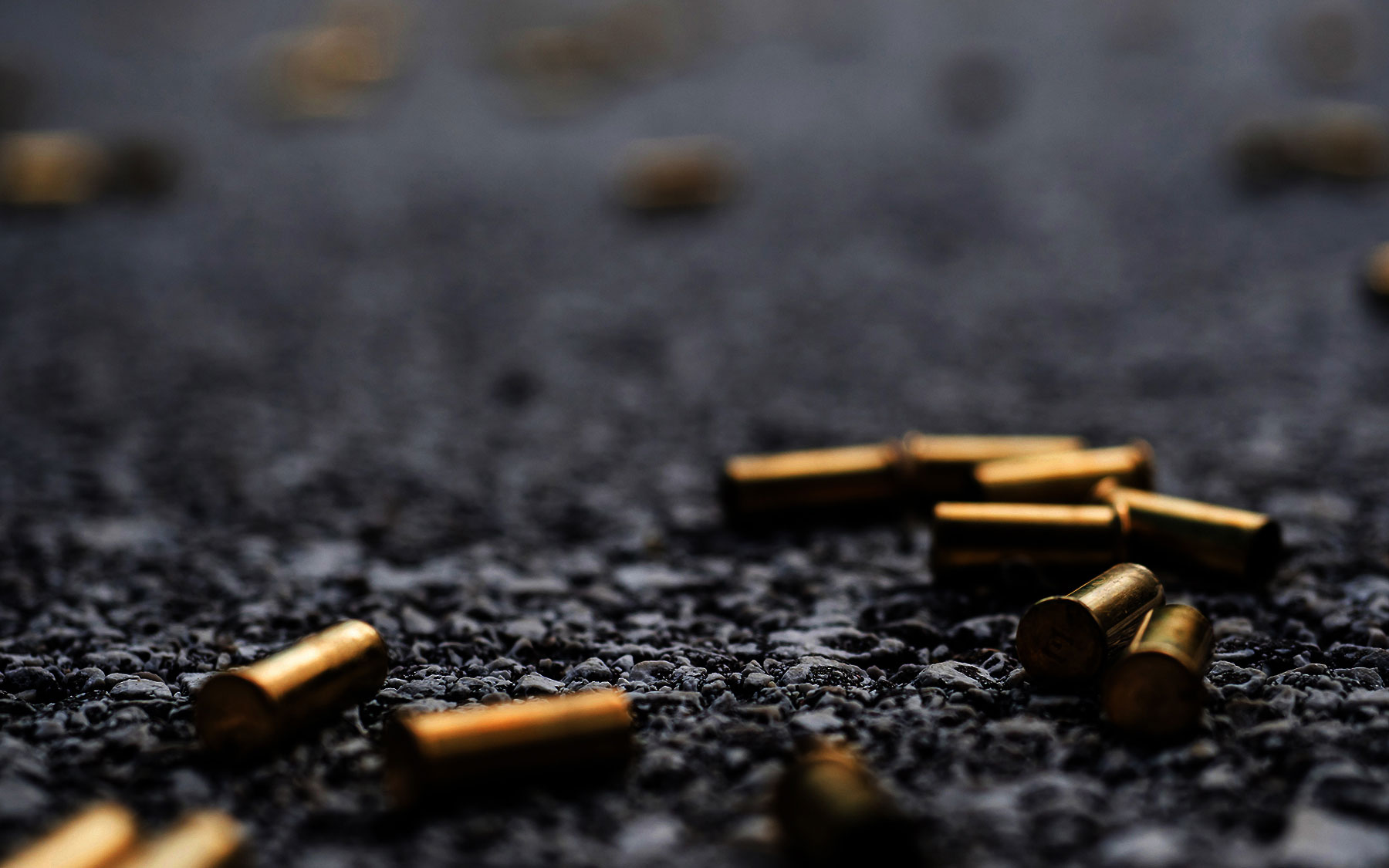 Bullets on the ground
